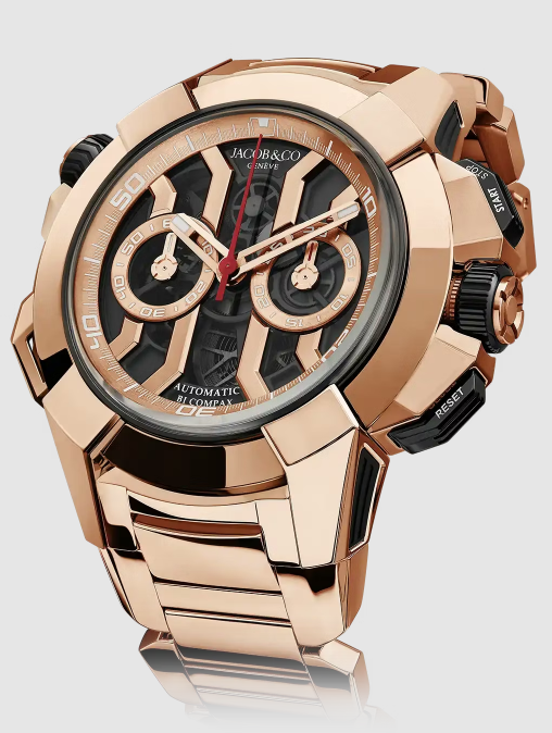 Jacob & Co epic x chrono 47mm ROSE GOLD BRACELET EC323.42.AC.AA.A40AA Replica watch (image for) Jacob & Co epic x chrono 47mm ROSE GOLD BRACELET EC323.42.AC.AA.A40AA Replica watch